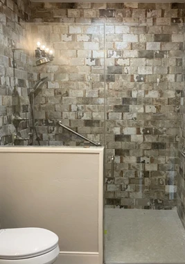 custom shower